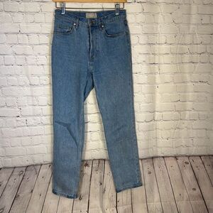 Everlane The Original Cheeky Jean Light  Wash Organic‎ Cotton High Rise Jeans 26